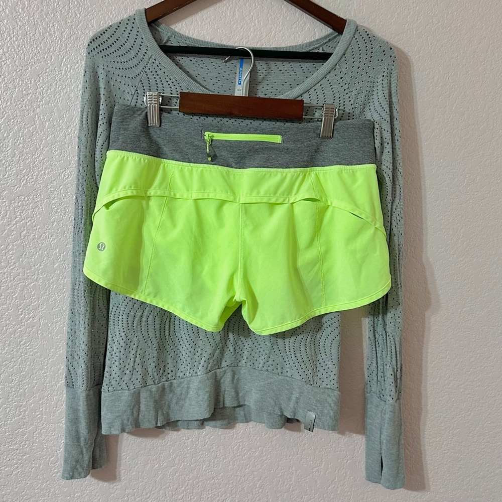 Lululemon Speed Shorts Set